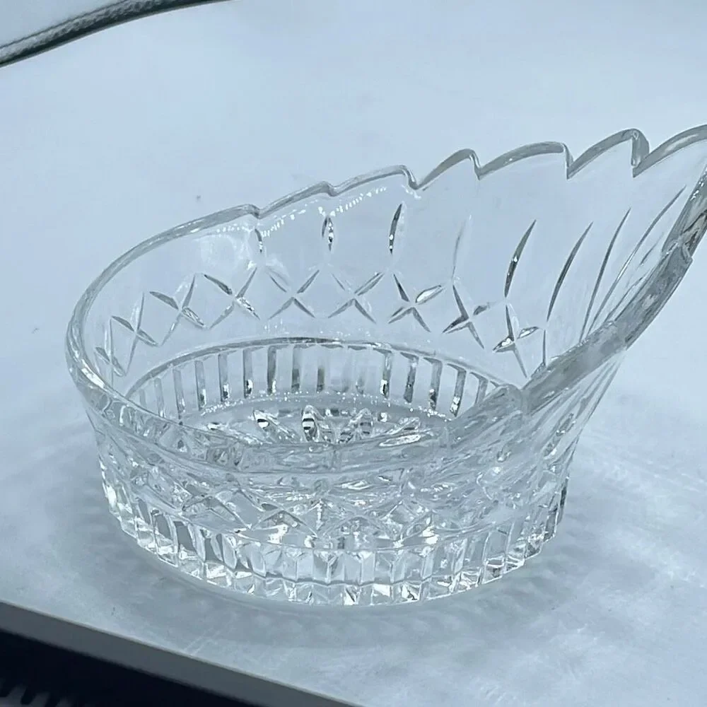 Vintage crown Crystal candy dish or serving bowl.
